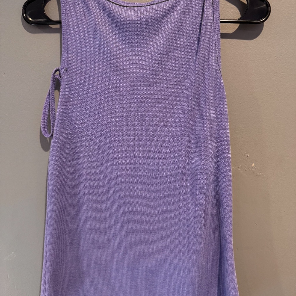 7th Ray Periwinkle Ribbed Tank Top - Picture 4 of 5